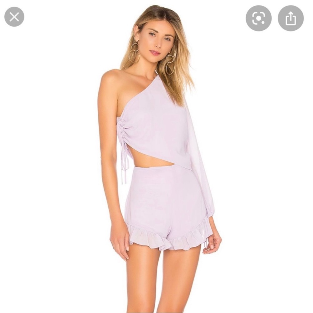 Lover + Friends purple romper. Size medium